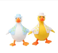 Fidget Toys Squishy Toy Duck TPR Cartoon Style Cute Novelty Squishy Toys sku image 1