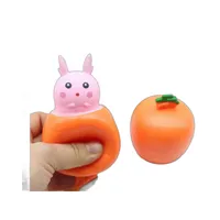 Fidget Toys Squishy Toy Rabbit Carrot TPR Cartoon Style Cute Novelty Squishy Toys main image 5