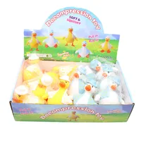 Fidget Toys Squishy Toy Duck TPR Cartoon Style Cute Novelty Squishy Toys main image 5