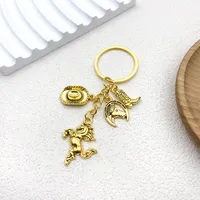 Elegant Simple Style Alloy Horse Plating Keychain main image 4