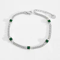 Geometric Casual Simple Style 16K Gold Plated White Gold Plated Gold Plated 304 Stainless Steel Bracelets In Bulk sku image 1