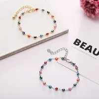 Beaded Vintage Style Geometric No Inlaid Anklet main image 4