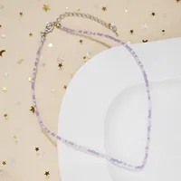 New Style Sweet Dopamine Small Rice-Shaped Beads Beaded Necklace Girly Style Rainbow Color Glass Beads Necklace Wholesale Women sku image 2