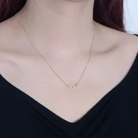 Infinidad Forma De Corazón Estilo IG Elegante Circón Plata Esterlina Collar Colgante Venta Al Por Mayor main image 2