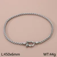 304 Stainless Steel Modern Style Simple Style Classic Style Geometric Bracelets Necklace sku image 5