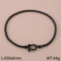 304 Stainless Steel Modern Style Simple Style Classic Style Geometric Bracelets Necklace sku image 18