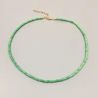 Wholesale Jewelry Ethnic Style Bohemian Geometric Glass Seed Bead Necklace sku image 3