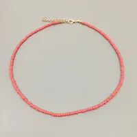 Wholesale Jewelry Ethnic Style Bohemian Geometric Glass Seed Bead Necklace sku image 15