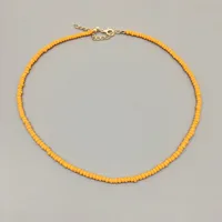 Wholesale Jewelry Ethnic Style Bohemian Geometric Glass Seed Bead Necklace sku image 16