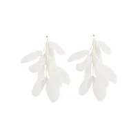 1 Pair Irregular Flower Ethnic Style Classic Style Artificial Crystal Drop Earrings sku image 3
