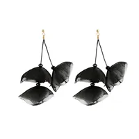 1 Pair Irregular Flower Ethnic Style Classic Style Artificial Crystal Drop Earrings sku image 10