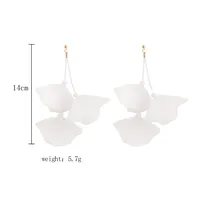 1 Pair Irregular Flower Ethnic Style Classic Style Artificial Crystal Drop Earrings sku image 11