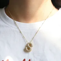 Joyería Al Por Mayor Letra Estilo Simple Acero Inoxidable 304 Collar Colgante main image 8