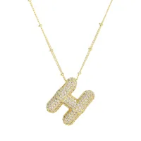 Joyería Al Por Mayor Letra Estilo Simple Acero Inoxidable 304 Collar Colgante sku image 20