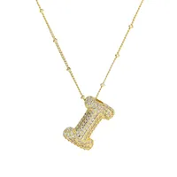 Joyería Al Por Mayor Letra Estilo Simple Acero Inoxidable 304 Collar Colgante sku image 17