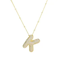 Joyería Al Por Mayor Letra Estilo Simple Acero Inoxidable 304 Collar Colgante sku image 5
