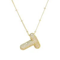 Joyería Al Por Mayor Letra Estilo Simple Acero Inoxidable 304 Collar Colgante sku image 11