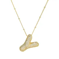 Joyería Al Por Mayor Letra Estilo Simple Acero Inoxidable 304 Collar Colgante sku image 15