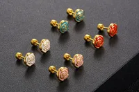 1 Piece Flower Simple Style 304 Stainless Steel Ear Studs main image 3