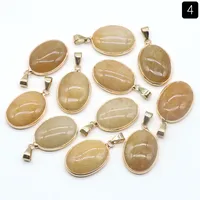1 Piece Natural Stone Gem Pendant sku image 4