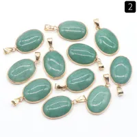 1 Piece Natural Stone Gem Pendant sku image 2