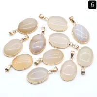 1 Piece Natural Stone Gem Pendant sku image 6