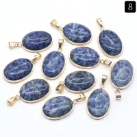 1 Piece Natural Stone Gem Pendant sku image 8