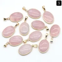 1 Piece Natural Stone Gem Pendant sku image 9