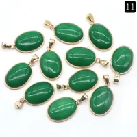 1 Piece Natural Stone Gem Pendant sku image 11