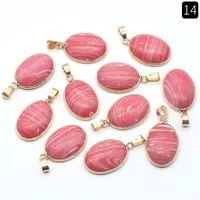 1 Piece Natural Stone Gem Pendant sku image 14