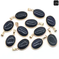 1 Piece Natural Stone Gem Pendant sku image 16