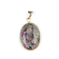 1 Piece Natural Stone Gem Pendant sku image 21