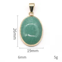 1 Piece Natural Stone Gem Pendant main image 4