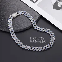 Hip Hop Géométrique Alliage Incruster Strass Unisexe Collier main image 6