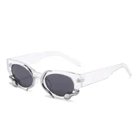 Special-Shaped Mirror Cool Style Geometric Full Frame Women's Sunglasses sku image 2