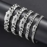 304 Stainless Steel Copper 14K Gold Plated Casual Simple Style Plating Inlay Geometric Zircon Bracelets Necklace main image 6