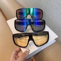 Biker Sports Solid Color Pc Full Frame Sports Sunglasses main image 3