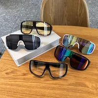 Biker Sports Solid Color Pc Full Frame Sports Sunglasses main image 2