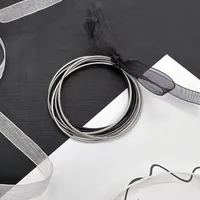 Basic Classic Style Circle Carbon Steel Metal Wholesale Bangle sku image 7