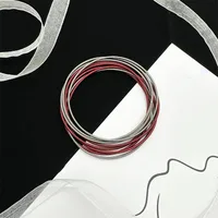 Basic Classic Style Circle Carbon Steel Metal Wholesale Bangle sku image 12