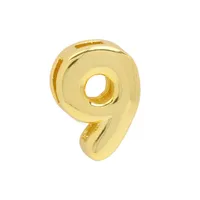 Copper 18K Gold Plated Simple Style Plating Letter Pendants sku image 77