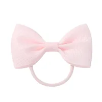 European And American Hair Accessories Children's Solid Color Bow Cute Hair Tie sku image 25