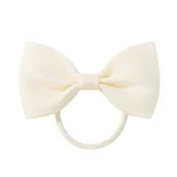 European And American Hair Accessories Children's Solid Color Bow Cute Hair Tie sku image 24