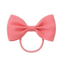 European And American Hair Accessories Children's Solid Color Bow Cute Hair Tie sku image 26