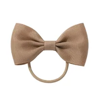 European And American Hair Accessories Children's Solid Color Bow Cute Hair Tie sku image 9