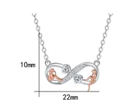 Bow Knot Simple Style Classic Style Rhinestones Copper Pendant Necklace Wholesale main image 4