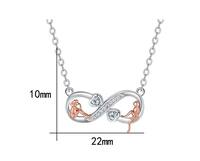 Noeud D'Arc Style Simple Style Classique Strass Le Cuivre Pendentif De Gros main image 4