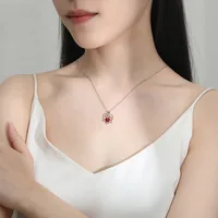 Heart Shape Simple Style Classic Style Copper Pendant Necklace Wholesale main image 1