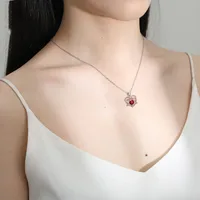 Heart Shape Simple Style Classic Style Copper Pendant Necklace Wholesale main image 3