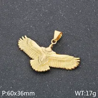 1 Piece 304 Stainless Steel Eagle Pendant sku image 1
